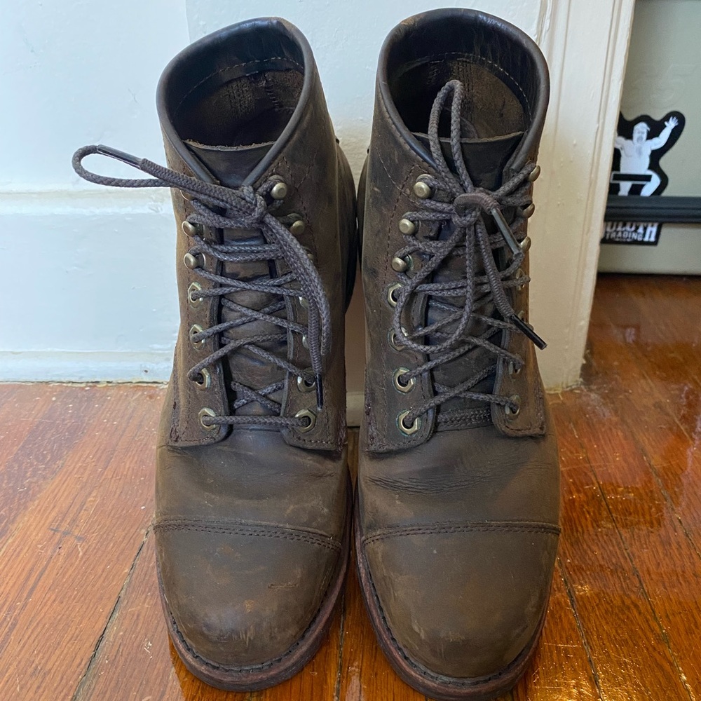 Chippewa x LLBean Katahdin Iron Works Engineer Cap Boots 8.5 D